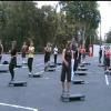 Cours en extérieur sur le parking du stade delaune