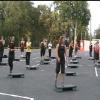 Cours en extérieur sur le parking du stade delaune